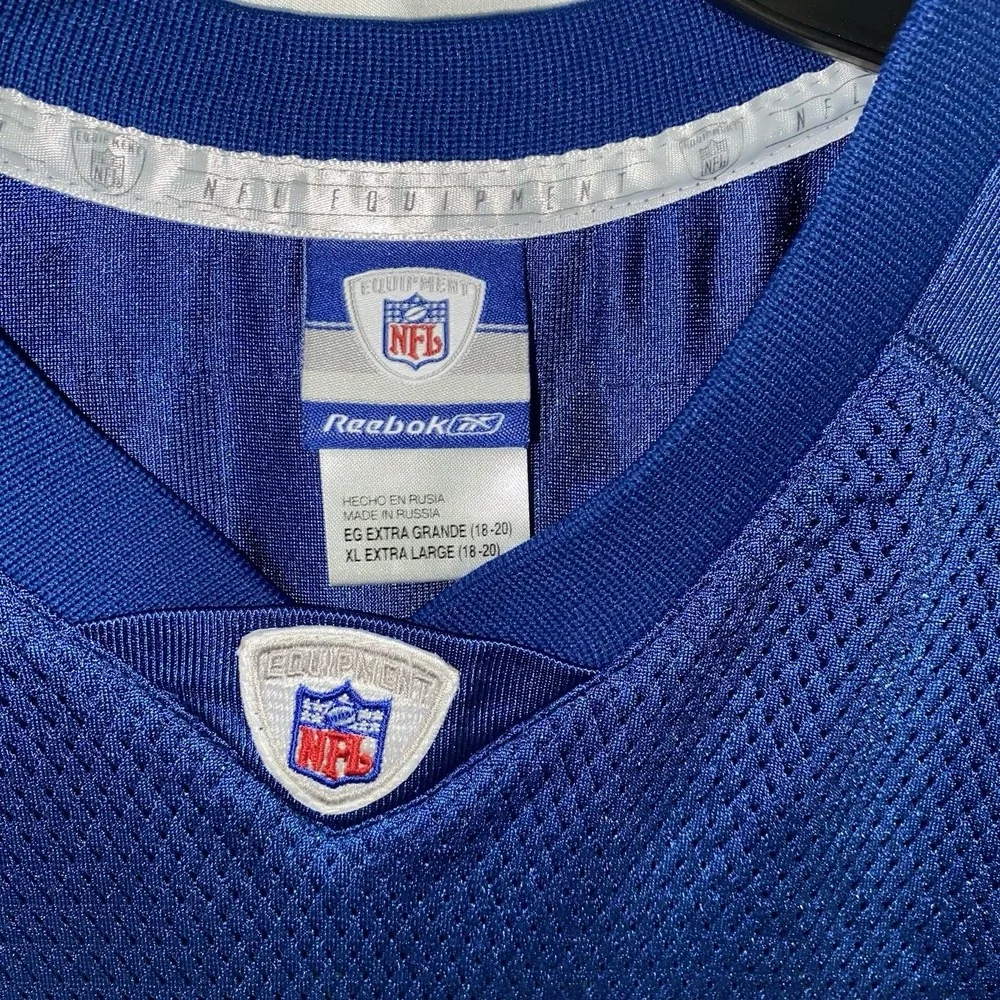 Indianapolis Colts Mike Doss Blue Reebok Jersey Youth XL